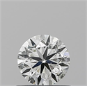 Natural Diamond 0.50 Carats, Round with Very Good Cut, I Color, SI2 Clarity and Certified by IGI