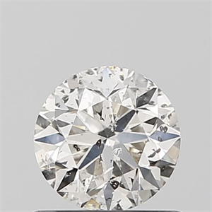 Picture of Natural Diamond 0.61 Carats, Round with Very Good Cut, J Color, SI2 Clarity and Certified by IGI