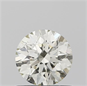 Natural Diamond 0.56 Carats, Round with Excellent Cut, K Color, VS2 Clarity and Certified by IGI