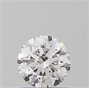 Natural Diamond 0.51 Carats, Round with Excellent Cut, H Color, SI1 Clarity and Certified by IGI