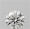 Natural Diamond 0.50 Carats, Round with Excellent Cut, H Color, SI2 Clarity and Certified by IGI