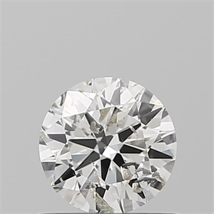 Picture of Natural Diamond 0.50 Carats, Round with Excellent Cut, H Color, SI2 Clarity and Certified by IGI