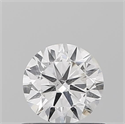 Natural Diamond 0.51 Carats, Round with Very Good Cut, F Color, SI2 Clarity and Certified by IGI