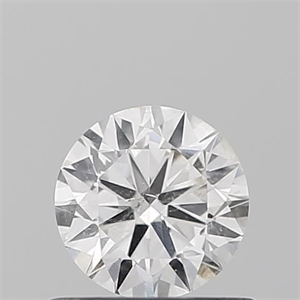 Picture of Natural Diamond 0.51 Carats, Round with Very Good Cut, F Color, SI2 Clarity and Certified by IGI