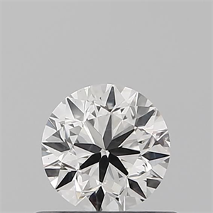 Picture of Natural Diamond 0.50 Carats, Round with Very Good Cut, H Color, SI1 Clarity and Certified by IGI