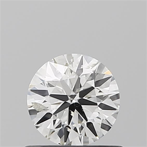 Picture of Natural Diamond 0.50 Carats, Round with Excellent Cut, G Color, SI2 Clarity and Certified by IGI