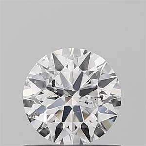 Picture of Natural Diamond 0.56 Carats, Round with Excellent Cut, F Color, SI2 Clarity and Certified by IGI