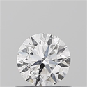 Natural Diamond 0.50 Carats, Round with Very Good Cut, F Color, SI2 Clarity and Certified by IGI