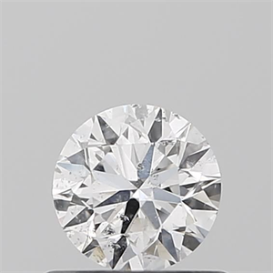 Picture of Natural Diamond 0.50 Carats, Round with Very Good Cut, F Color, SI2 Clarity and Certified by IGI