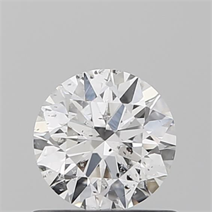 Picture of Natural Diamond 0.56 Carats, Round with Excellent Cut, F Color, SI2 Clarity and Certified by IGI