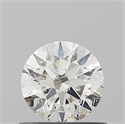 Natural Diamond 0.50 Carats, Round with Very Good Cut, J Color, SI2 Clarity and Certified by IGI