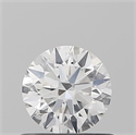 Natural Diamond 0.52 Carats, Round with Excellent Cut, G Color, SI1 Clarity and Certified by IGI