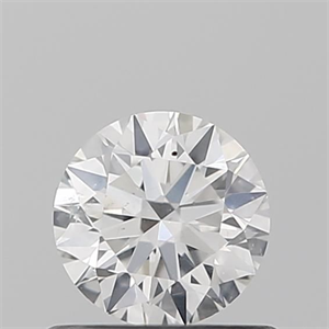 Picture of Natural Diamond 0.52 Carats, Round with Excellent Cut, G Color, SI1 Clarity and Certified by IGI