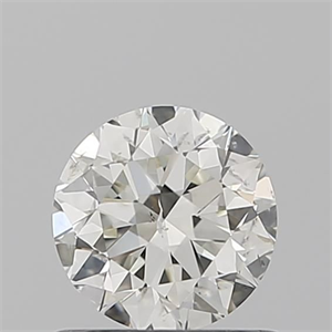 Picture of Natural Diamond 0.70 Carats, Round with Very Good Cut, K Color, SI2 Clarity and Certified by IGI