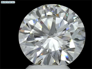 Picture of Natural Diamond 5.01 Carats, Round with Excellent Cut, I Color, VVS2 Clarity and Certified by GIA