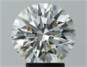 Natural Diamond 3.51 Carats, Round with Excellent Cut, J Color, VVS2 Clarity and Certified by GIA