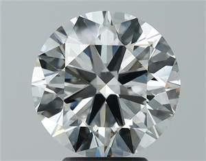 Picture of Natural Diamond 4.00 Carats, Round with Very Good Cut, I Color, VS2 Clarity and Certified by GIA