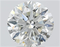 Natural Diamond 2.84 Carats, Round with Very Good Cut, I Color, SI2 Clarity and Certified by GIA