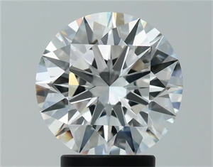 Picture of Natural Diamond 3.01 Carats, Round with Excellent Cut, F Color, VS2 Clarity and Certified by GIA