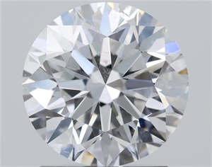 Picture of Natural Diamond 1.71 Carats, Round with Excellent Cut, E Color, SI2 Clarity and Certified by GIA