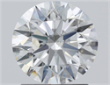 Natural Diamond 1.63 Carats, Round with Excellent Cut, H Color, SI1 Clarity and Certified by GIA