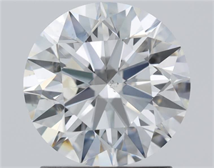 Picture of Natural Diamond 1.63 Carats, Round with Excellent Cut, H Color, SI1 Clarity and Certified by GIA