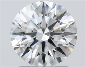 Picture of Natural Diamond 1.62 Carats, Round with Excellent Cut, I Color, VVS2 Clarity and Certified by GIA