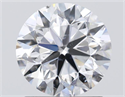 Natural Diamond 1.51 Carats, Round with Very Good Cut, D Color, SI1 Clarity and Certified by GIA