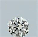 Natural Diamond 0.40 Carats, Round with Excellent Cut, K Color, VS2 Clarity and Certified by GIA