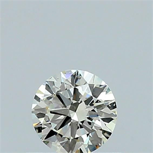 Picture of Natural Diamond 0.40 Carats, Round with Excellent Cut, K Color, VS2 Clarity and Certified by GIA