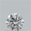 Natural Diamond 0.40 Carats, Round with Excellent Cut, D Color, SI2 Clarity and Certified by GIA