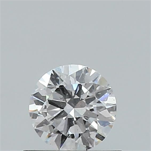 Picture of Natural Diamond 0.40 Carats, Round with Excellent Cut, D Color, SI2 Clarity and Certified by GIA