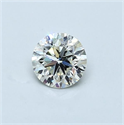 Natural Diamond 0.46 Carats, Round with Very Good Cut, J Color, VS1 Clarity and Certified by GIA