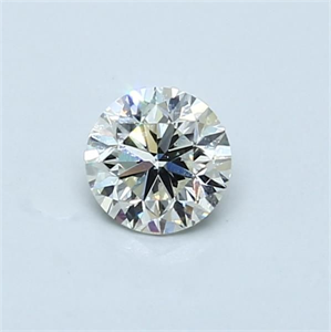 Picture of Natural Diamond 0.46 Carats, Round with Very Good Cut, J Color, VS1 Clarity and Certified by GIA