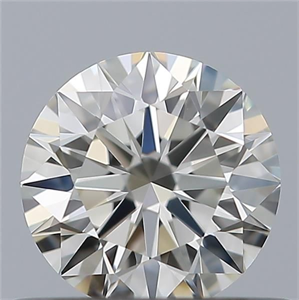 Picture of Natural Diamond 0.45 Carats, Round with Excellent Cut, K Color, VVS1 Clarity and Certified by GIA