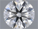 Natural Diamond 0.53 Carats, Round with Excellent Cut, H Color, SI1 Clarity and Certified by IGI