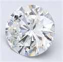 Natural Diamond 2.00 Carats, Round with Good Cut, F Color, SI1 Clarity and Certified by GIA