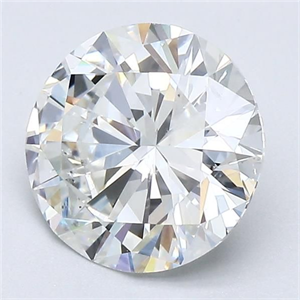 Picture of Natural Diamond 2.00 Carats, Round with Good Cut, F Color, SI1 Clarity and Certified by GIA