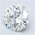 Natural Diamond 1.54 Carats, Round with Excellent Cut, G Color, VS2 Clarity and Certified by GIA