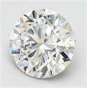 Natural Diamond 2.01 Carats, Round with Very Good Cut, J Color, SI2 Clarity and Certified by GIA