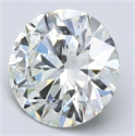 Natural Diamond 2.25 Carats, Round with Excellent Cut, J Color, VS1 Clarity and Certified by GIA