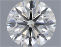 Natural Diamond 0.50 Carats, Round with Excellent Cut, I Color, VS1 Clarity and Certified by IGI