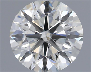 Picture of Natural Diamond 0.50 Carats, Round with Excellent Cut, I Color, VS1 Clarity and Certified by IGI