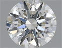 Natural Diamond 0.50 Carats, Round with Excellent Cut, J Color, VVS2 Clarity and Certified by IGI