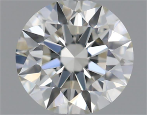 Picture of Natural Diamond 0.50 Carats, Round with Excellent Cut, J Color, VVS2 Clarity and Certified by IGI