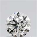 Natural Diamond 0.56 Carats, Round with Excellent Cut, K Color, VS1 Clarity and Certified by GIA