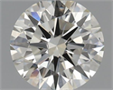 Natural Diamond 0.50 Carats, Round with Excellent Cut, K Color, SI1 Clarity and Certified by GIA