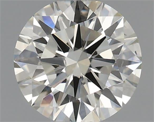 Picture of Natural Diamond 0.50 Carats, Round with Excellent Cut, K Color, SI1 Clarity and Certified by GIA