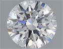 Natural Diamond 0.52 Carats, Round with Excellent Cut, J Color, VVS2 Clarity and Certified by GIA