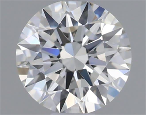 Picture of Natural Diamond 0.52 Carats, Round with Excellent Cut, J Color, VVS2 Clarity and Certified by GIA